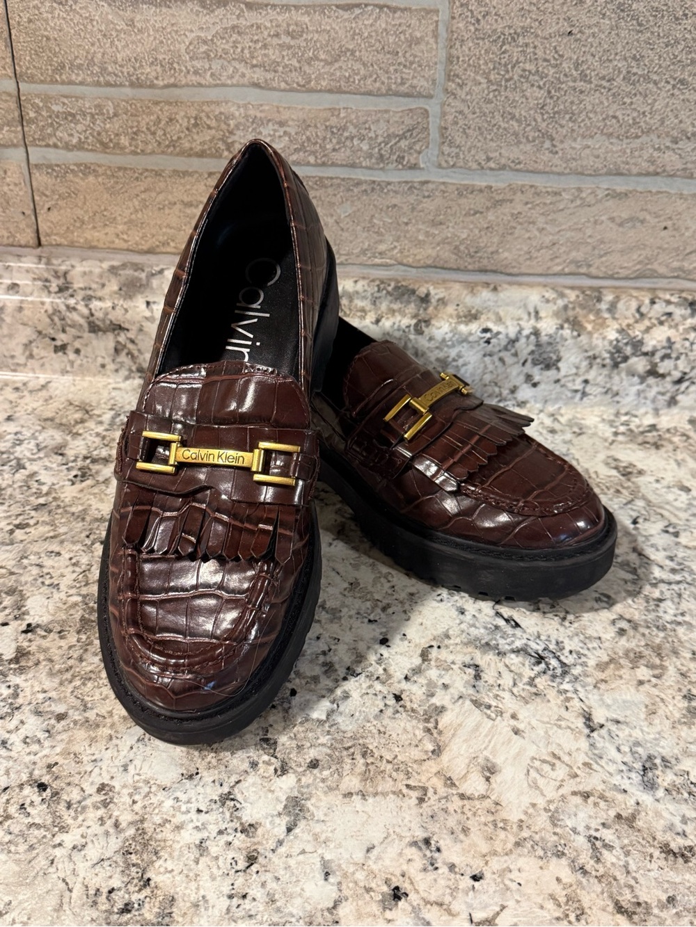 Calvin Klein Women’s Brown Loafers